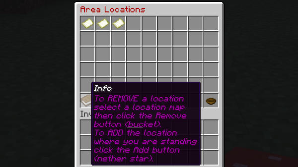 area edit gui info