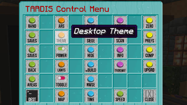 TARDIS Control Menu