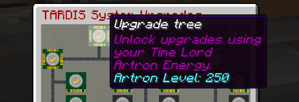 Time Lord Artron Energy level