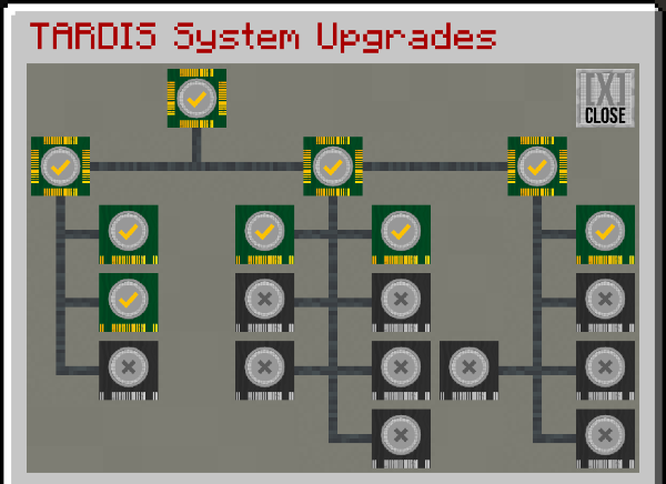 System Upgrades GUI