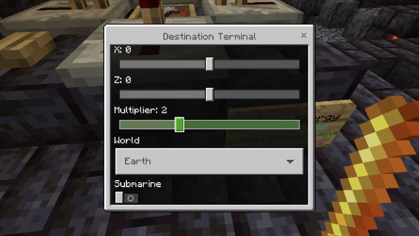 Floodgate destination terminal