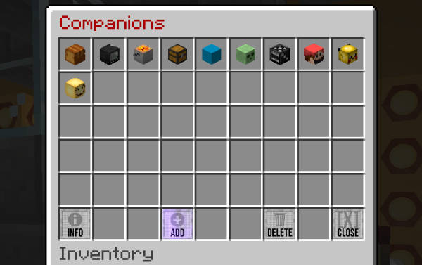 Companions GUI